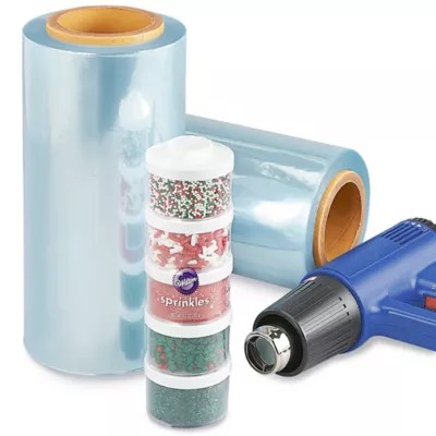 Uline PVC Shrink Film Roll 75 gauge, 10" x 500' S7755 Uline