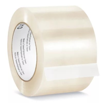 3M 313 Carton Sealing Tape 3" x 110 yds, Clear S7845 Uline