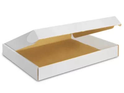 22 x 18 x 2 3/4" White Tab Locking Literature Mailers S7871 Uline