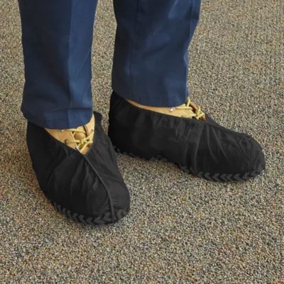 Uline Standard Shoe Covers Size 611, Black S7873BL Uline