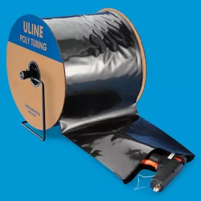 Black Poly Tubing Roll 4 Mil, 12" x 1,500' S7925 Uline