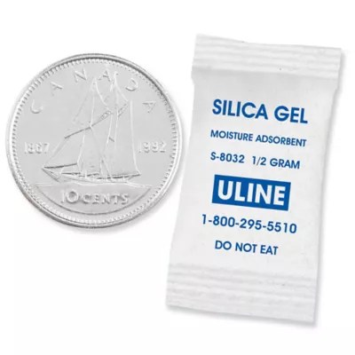 Silica Gel Desiccants Gram Size 1/2, 5 Gallon Pail S8032 Uline