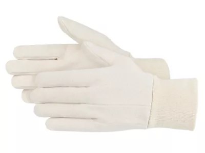 Cotton Jersey Gloves Unlined, Ladies', White S812LW Uline