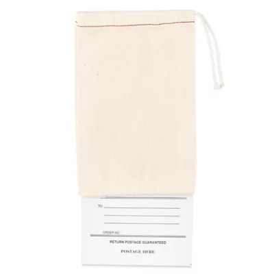 Cloth Mailing Bags with Tag 4 x 6" S880 Uline