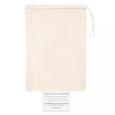 Cloth Mailing Bags with Tag 8 x 12" S883 Uline