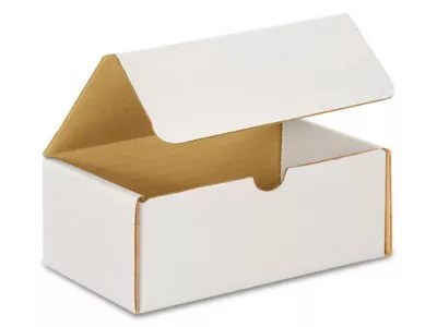 7 1/8 x 4 1/2 x 3" White Literature Mailers S9848 Uline