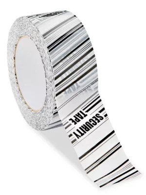 Industrial Security Tape "Security Tape", 2" x 110 yds S9928 Uline