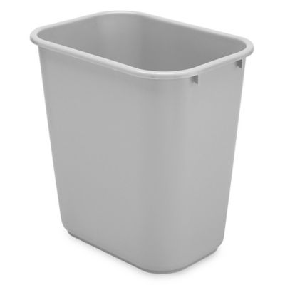 Rubbermaid® Office Trash Can 7 Gallon, Gray S9970GR Uline
