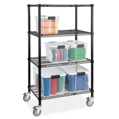 Rolling Shelving, Wire Carts, Wire Cart with Wheels in Stock ULINE