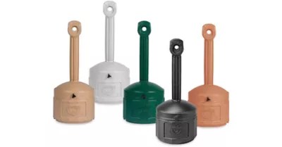 Outdoor Ashtrays, Cigarette Receptacles, Smokers Outpost in Stock ULINE Uline