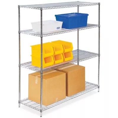 Chrome Wire Shelving in Stock ULINE.ca Uline