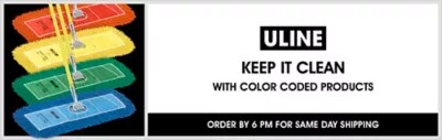 Uline Color Coded Cleaning