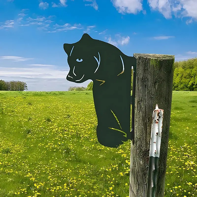 Farm Peeping Animal Metal Art Citib Plum Services SA DE CV