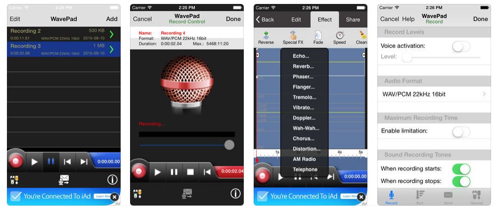 Apps para editar audios desde un smartphone