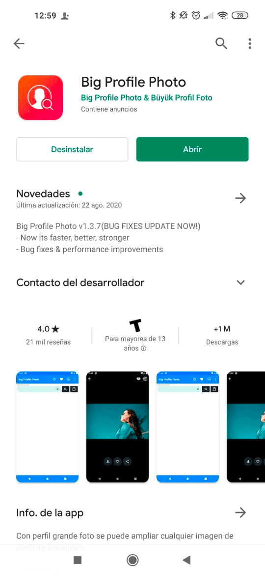 Discover how to enlarge the profile photo on Instagram Gearrice