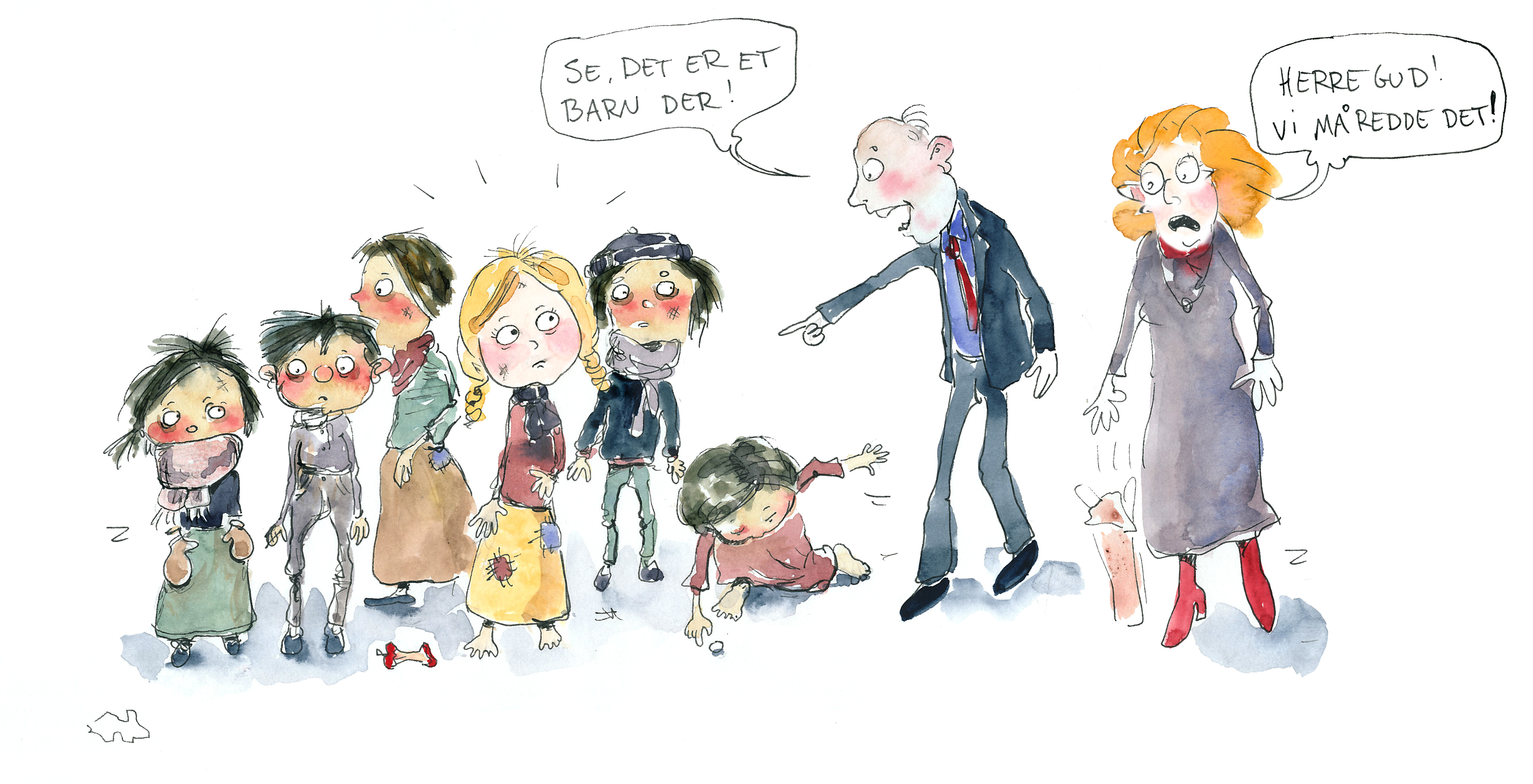 Engelen på det nederste trinn Utrop