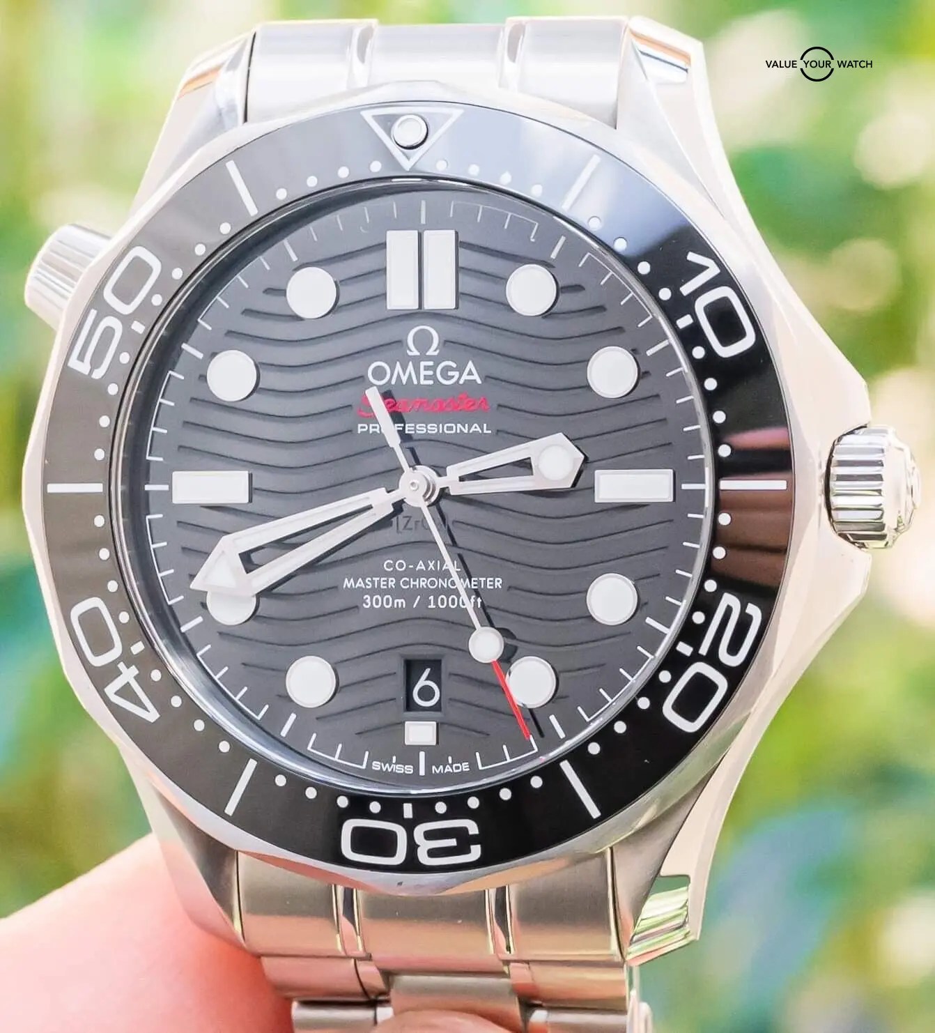 Omega Seamaster 300M Diver Black Dial Complete Boxes Papers 210.32.42.20.01.001 Value Your Watch