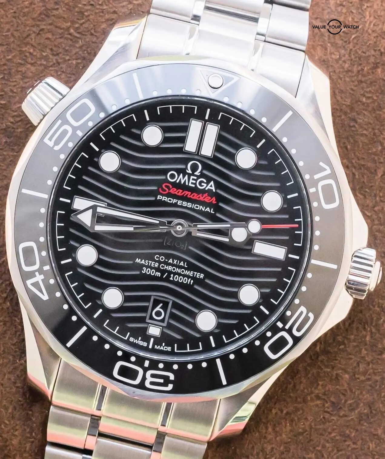 Omega Seamaster 300M Diver Black Dial Complete Boxes Papers 210.32.42.20.01.001 Value Your Watch