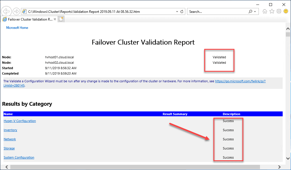 Implementing Failover Cluster in Windows Server 2019