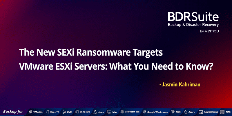 The New SEXi Ransomware Targets VMware ESXi Servers