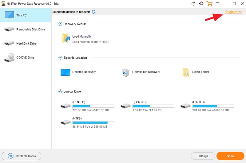 MiniTool Power Data Recovery 檔案救援軟體下載#免安裝版 MiniTool Power Data Recovery 檔案救援軟體下載#免安裝版