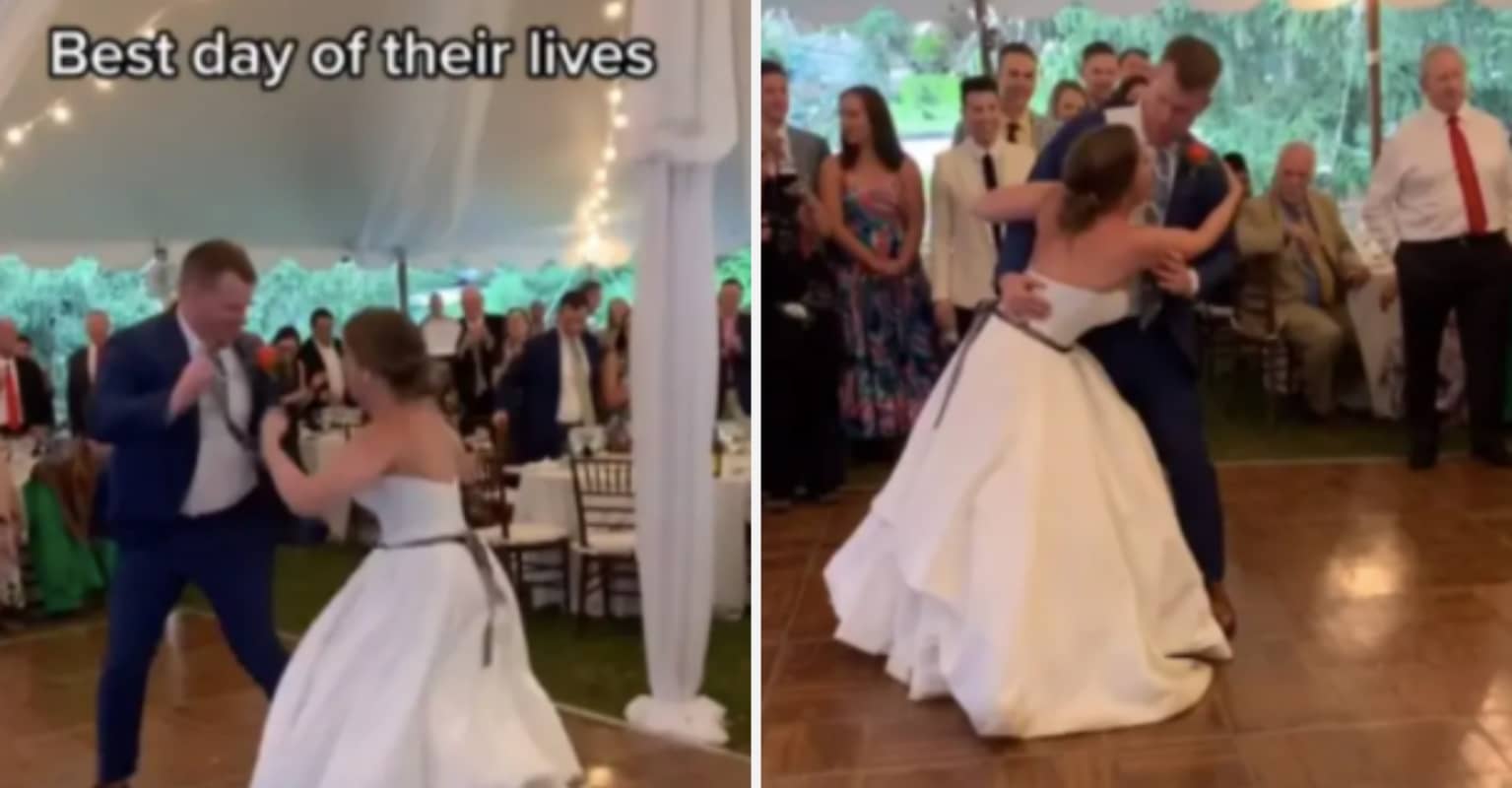 Couple's Wedding Day Goes Horribly Wrong After Bride Dislocates Knee