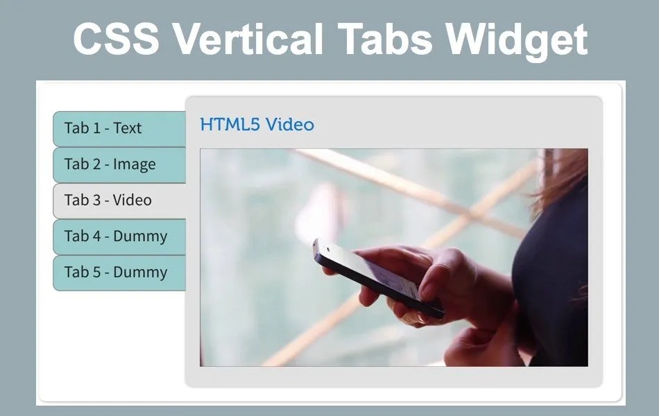 How to Add Vertical Tabs Widget in Weebly Site? Nots