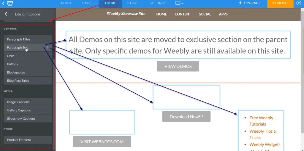 How to Change Font Styles in Weebly Site? » WebNots
