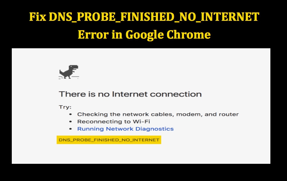 Fix Error in Chrome » WebNots