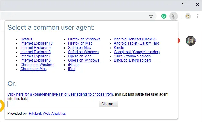 Microsoft Edge Change User Agent Extension Horse Gear Online