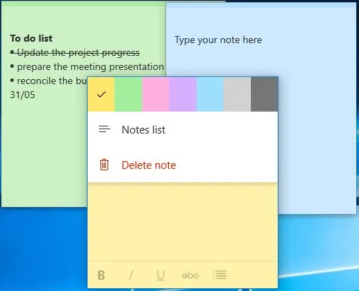 How to Manage Sticky Notes in Windows and Mac? » WebNots
