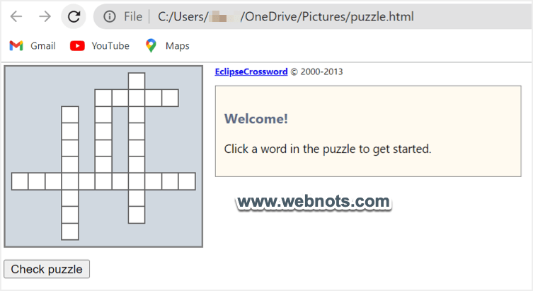 How to Create a Crossword Puzzle for Your Website? – WebNots