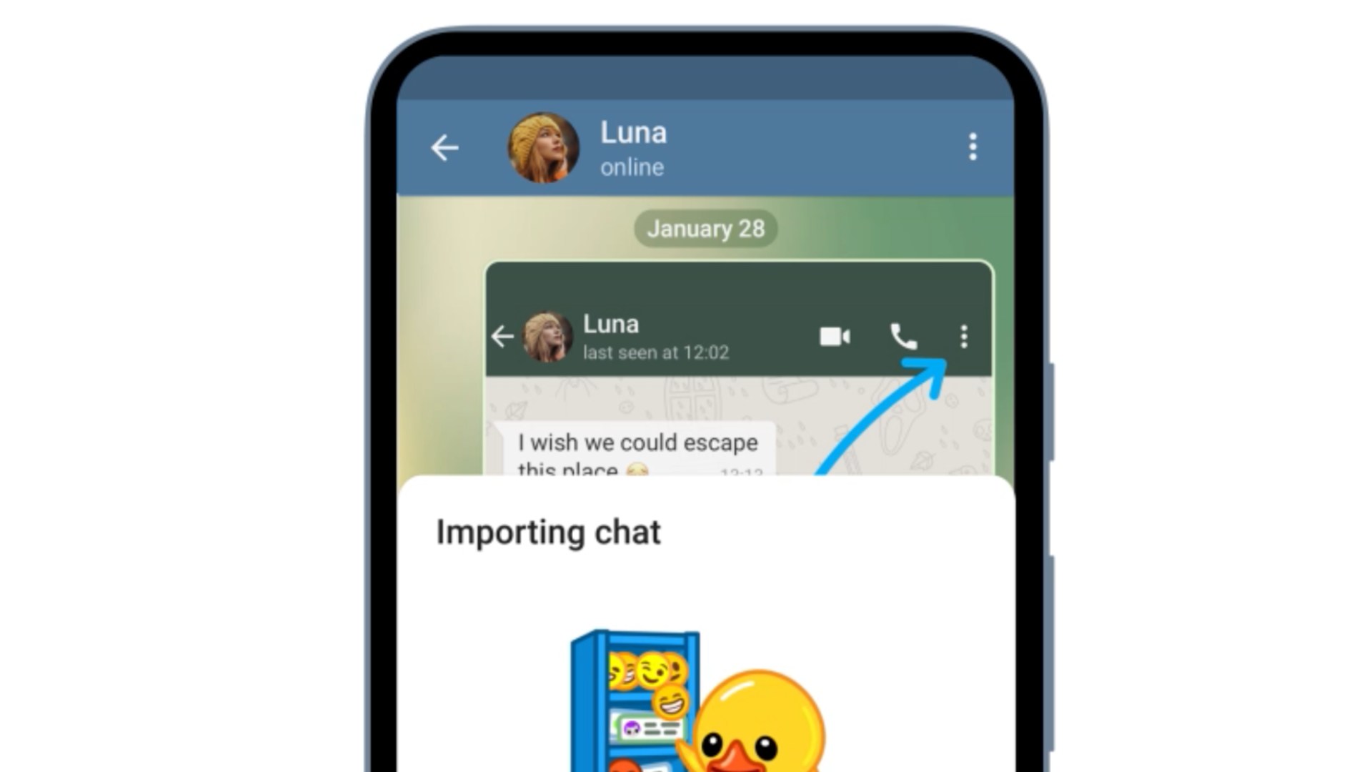 Telegram macht es jetzt sehr einfach, WhatsAppChats zu