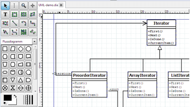 Dia Zeichenprogramm für Diagramme Download