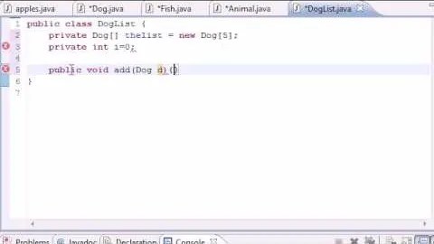 How to Create a class to hold objects when Java programming « Java / Swing / JSP WonderHowTo