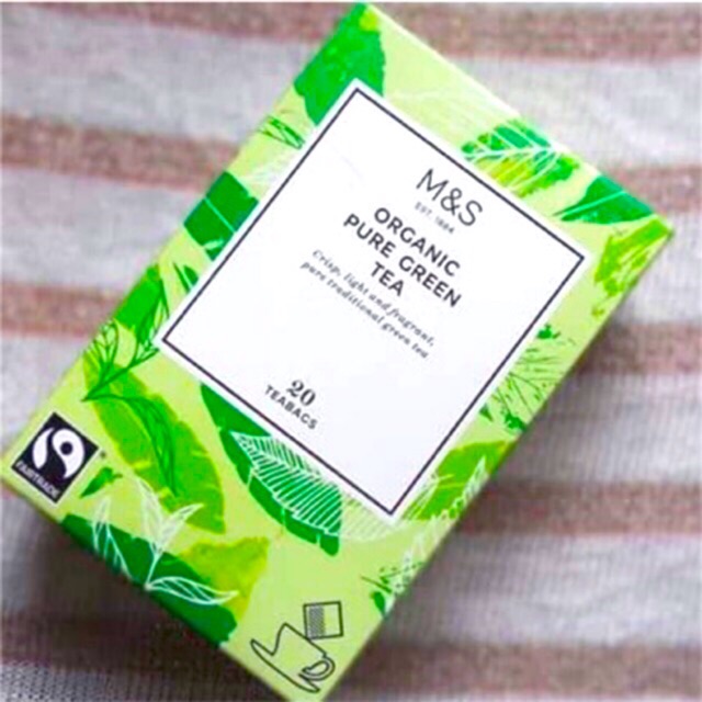 M&S Organic Pure Green Tea Bags, 50g Black Vanilla Gourmet