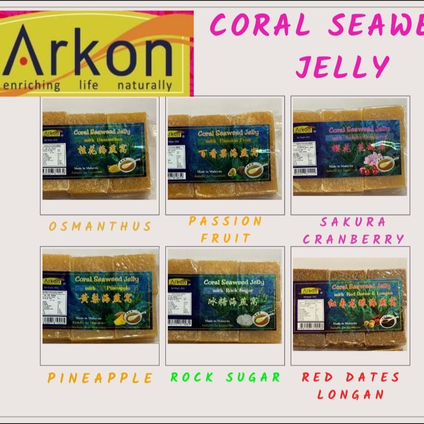ARKON Coral Seaweed Jelly n Noodle, Online Shop Shopee Singapore