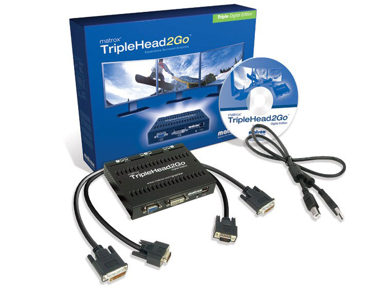 Matrox TripleHead2Go Digital Edition Review - Hardware & Software | WSGF