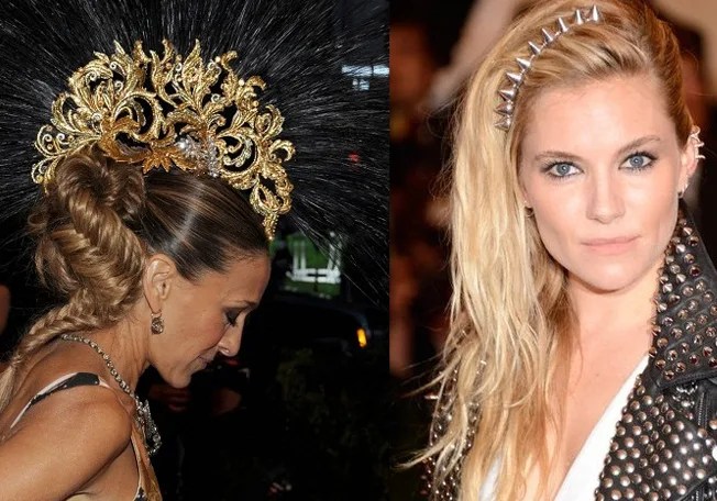 أكسسوارات شعر غريبة في الـ Met Gala 2013 Yasmina