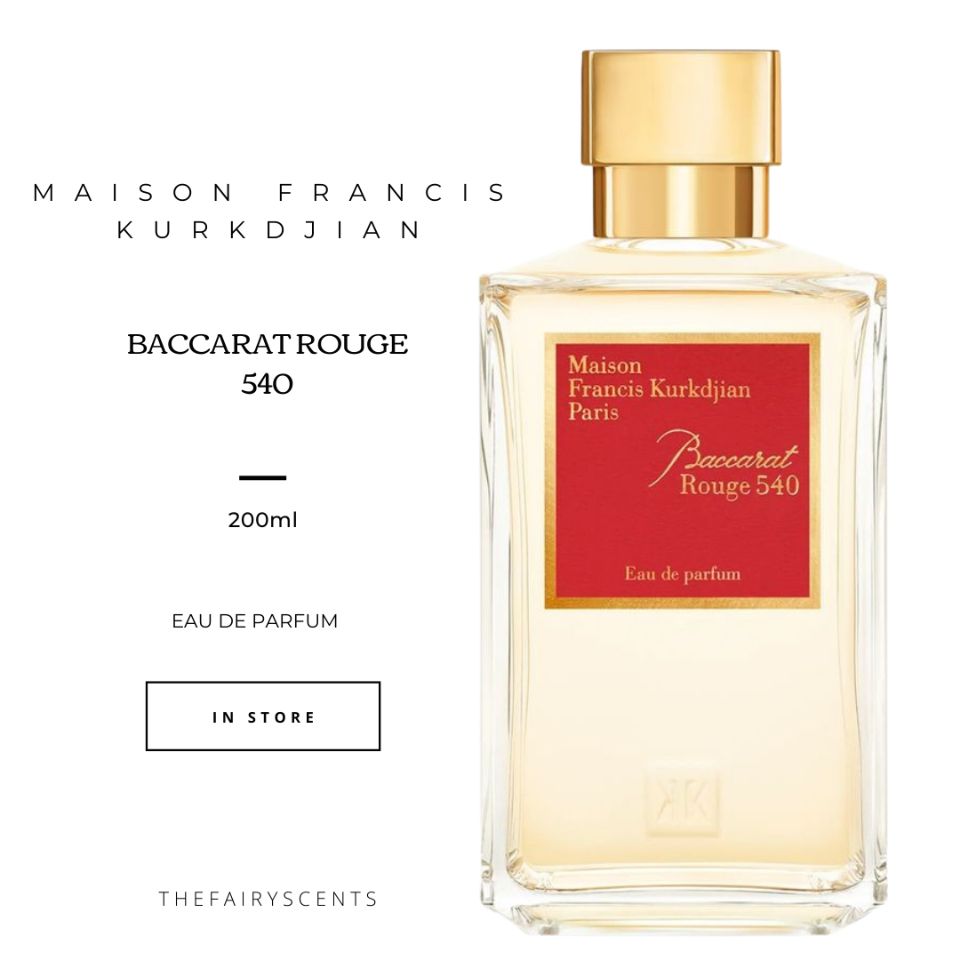 Maison Francis Kurkdjian Baccarat Rouge 540 EDP 200ML The Fairy Scents