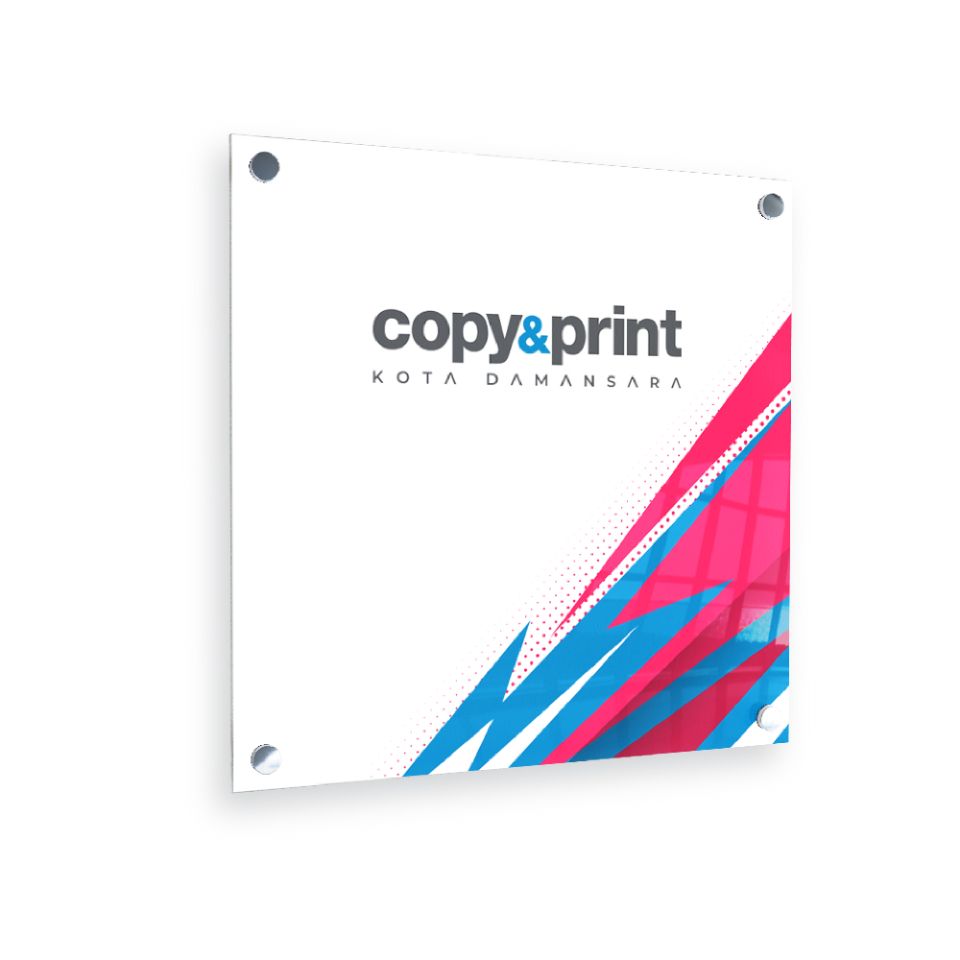 Acrylic Signage Copy&Print Kota Damansara