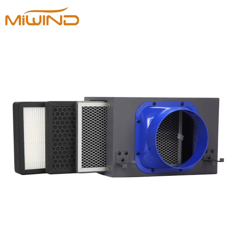 Inline Duct Fan System Inline Fan Charcoal Filter MiWind