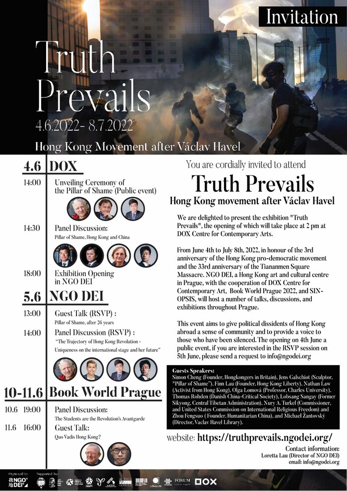 Invitation for Truth Prevails Event