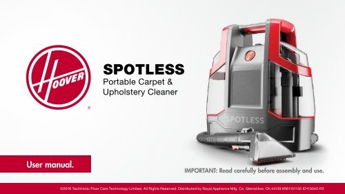 Hoover Hoover® Spotless Portable Carpet & Upholstery Cleaner FH11300