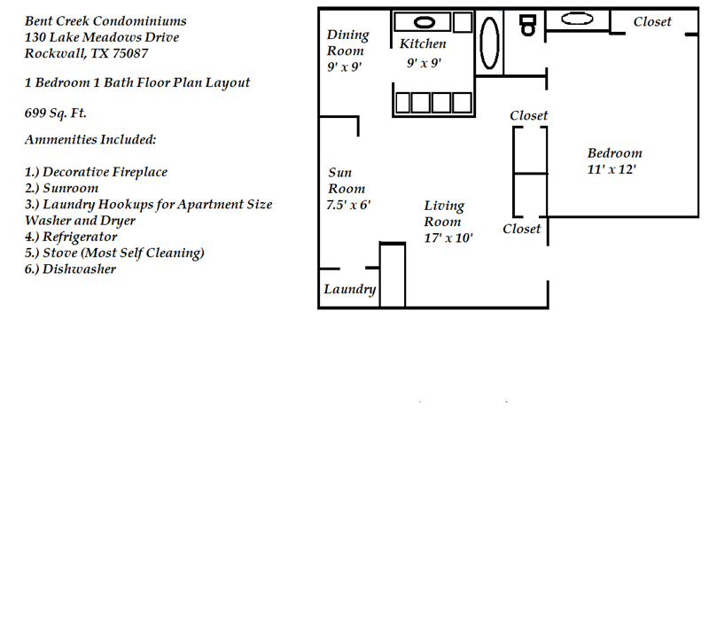 Bent Creek Condos Apartments 130 Lake Meadows Dr, Rockwall, TX 75087