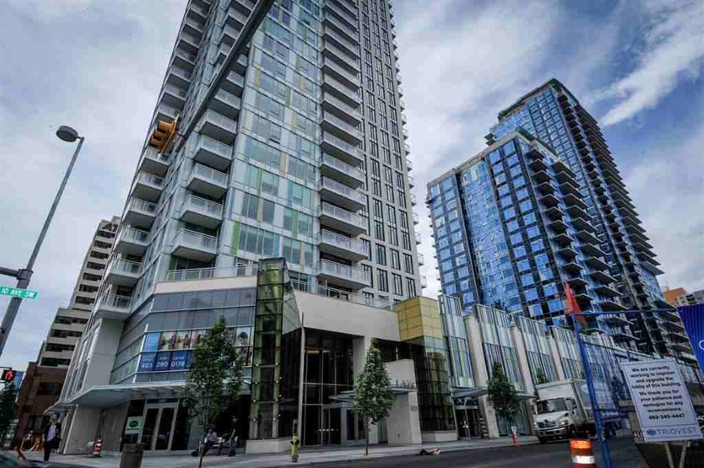 901 10 Ave SW 2407, Calgary, AB T3C 0J2 1 Bedroom Apartment for Rent