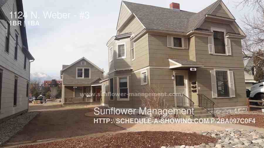 1124 N Weber St 3, Colorado Springs, CO 80903 1 Bedroom Apartment for