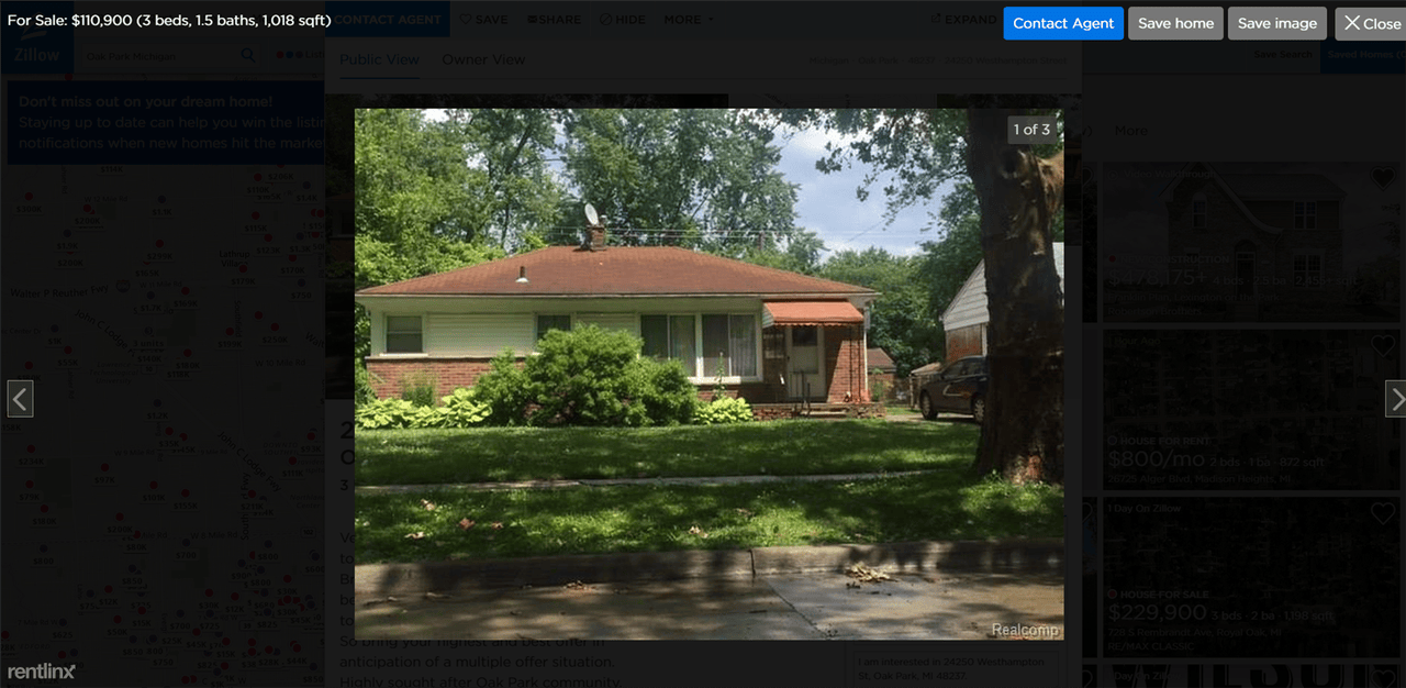 24250 Westhampton St, Oak Park, MI 48237 3 Bedroom House for Rent for 776/month Zumper
