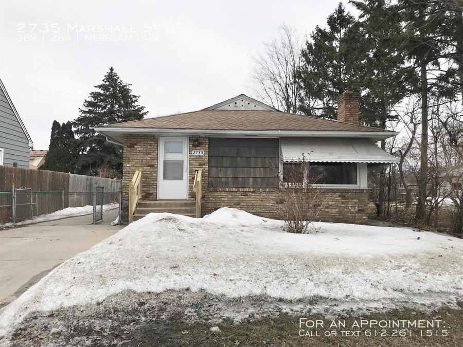 2735 Marshall St NE, Minneapolis, MN 55418 3 Bedroom House for Rent for