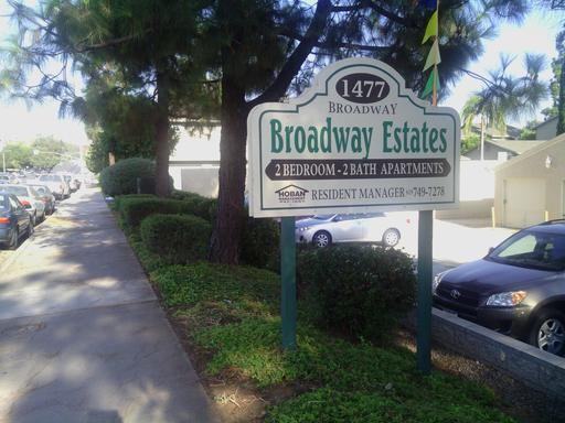 BROADWAY ESTATES, El Cajon, CA 92021 2 Bedroom Apartment for 1,275